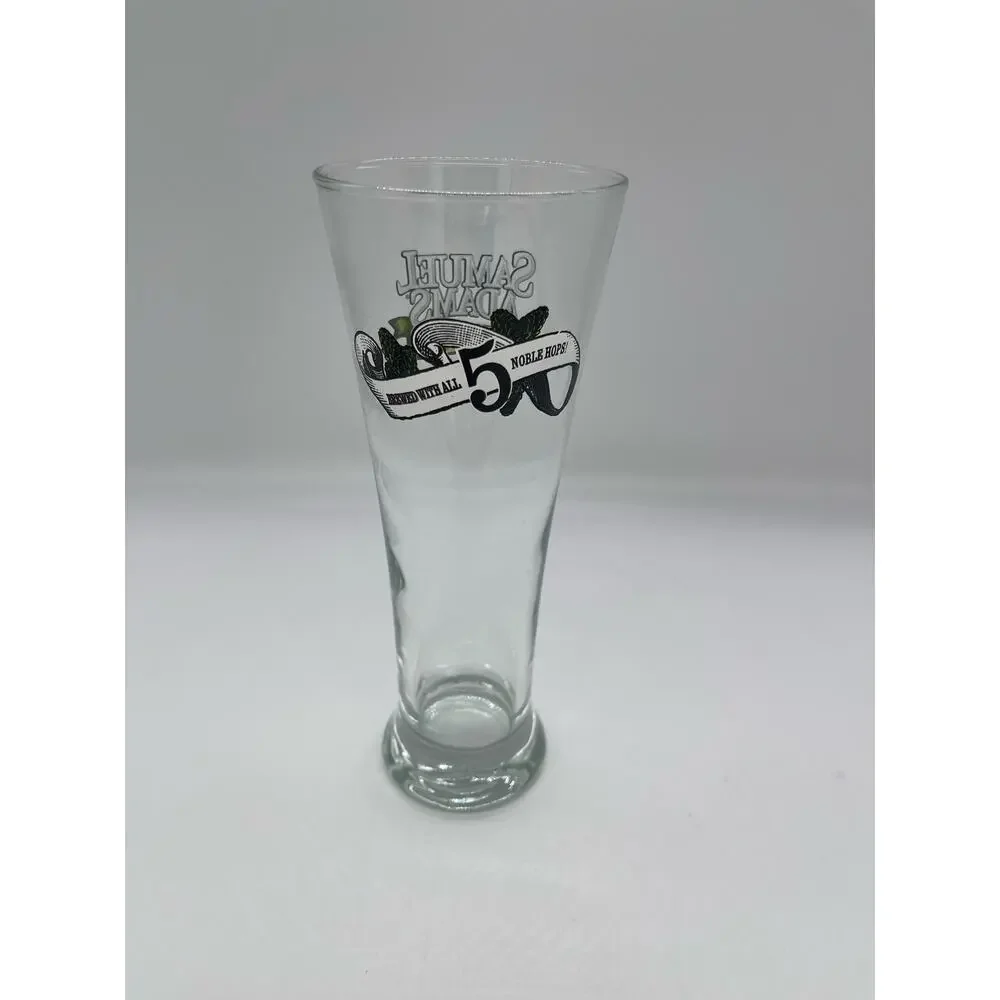 Samuel Adams Noble Pils Beer Glass Pilsner 